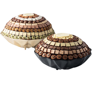 Bol à chocolat en métal doré moderne, porte-douceurs, décoration de table, accessoire de présentation, durable, passe au lave-vaisselle, fait à la main, moderne - Product Image 5