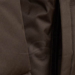 Veste en duvet d'hiver en tissu de toile de taille personnalisée pour hommes, chaude pour l'extérieur, col montant et bouffant à bulles, vente directe d'usine - Product Image 5