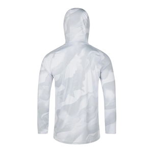 Venta al por mayor Rendimiento Upf50 + Ropa de pesca de secado rápido Camiseta de manga larga Sudadera con capucha Poliéster Sublimación Hombres Camisas de pesca - Product Image 6