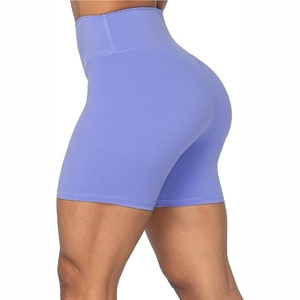 Mallas cortas deportivas elásticas altas de secado rápido superventas, sin costuras, cintura alta cintura baja corta gimnasio Fitness - Product Image 2