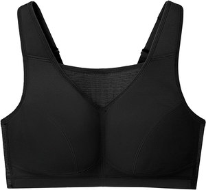 Digital Printing Logo High <b>Support</b> Racerback Lace 70% Polyester Solid Pattern Sports Bra <b>Crop</b> <b>Top</b> Removable Chest Pad Fitness - Product Image 5