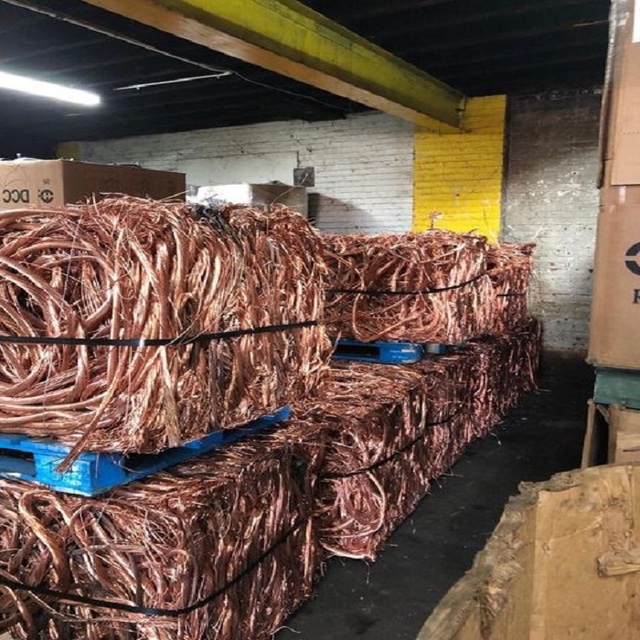 Copper 99.95% Cu Wire Scrap Bulk Cable Wire Recycling for Metal Processing