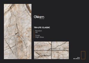 Baldosa de Porcelana con Efecto Mármol Gris Travex, 80x160 cm, Acabado de Alto Brillo, Formato Grande, para Interiores de Villas y Centros Comerciales - Product Image 4