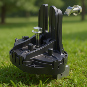 Pegasus Solar InstaFlash Black Dovetail T-Bolt <b>Mini</b> Solar Mid <b>Clamp</b> (1 Pc) - Product Image 3