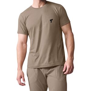 Nueva llegada de lujo Unisex impresión personalizada Logo cuello simulado camiseta en blanco de gran tamaño de los hombres Camiseta para los hombres al por mayor hecho en Pakistán - Product Image 1