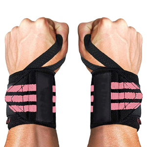 Bandes de poignet pour la musculation personnalisées avec boucles pour le pouce, support de poignet, accessoires de gym pour hommes et femmes - Product Image 1
