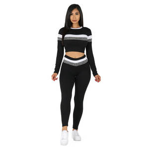 Nouvel ensemble d'entraînement de gymnastique sublimé imprimé pour femmes Leggings et soutien-gorge de yoga pour femmes en gros - Product Image 1