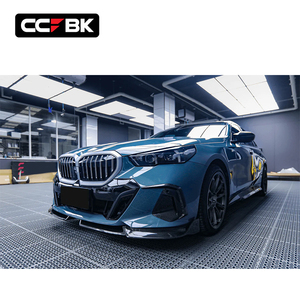 Para <span class=keywords><strong>BMW</strong></span> G60 G61 M Sport 520i 530i 540i 550e <span class=keywords><strong>2023</strong></span>-2026, alerón delantero de fibra de carbono seca estilo MP, divisor de labio inferior 51115A6FE81 - Product Image 5