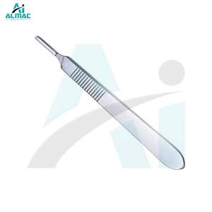 Instrumento quirúrgico con mango de bisturí de acero inoxidable ALMAC OEM para uso a largo plazo en hospitales, prácticas clínicas veterinarias CE ISO - Product Image 4