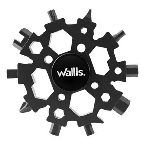 Wallis K900381 Multiutensile universale portatile 22 funzioni in acciaio inossidabile nero - Product Image 1