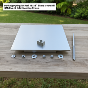 Sistema de Montaje Solar IronRidge QM Quick Rack 18"x18" con Soporte Antivibraciones QMLC-A-12 - Product Image 3