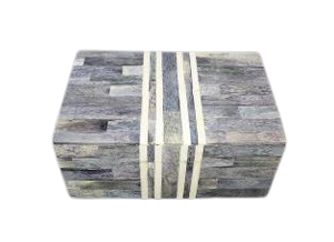ลดกระหน่ำกล่องเครื่องประดับไม้ที่มีดีไซน์สีเทาฝังกระดูกสำหรับเก็บของตกแต่งบ้านงานฝีมือคุณภาพดีพร้อมของขวัญรายการส่งเสริมการขาย - Product Image 4