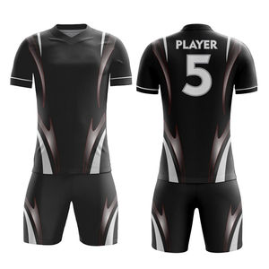 Conjunto de Ropa Deportiva de Fútbol con Color Degradado Personalizable, Nuevo Diseño, Uniformes de Equipo de Entrenamiento Personalizados, Incluye Camisetas y Pantalones Cortos Transpirables 100% - Product Image 1