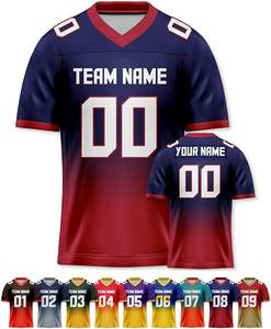 เสื้อฟุตบอลชุดอเมริกันฟุตบอลแฟชั่นตามสั่งแบบระเหิด - Product Image 4