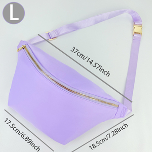 กระเป๋าเป้สะพายหลังไนลอนขนาดใหญ่แบบกำหนดเอง กระเป๋าใส่เครื่องสำอางแบบใสสำหรับผู้หญิง รุ่นสีม่วง กระเป๋าเป้สำหรับนักเรียน - Product Image 4