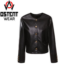 Blouson en cuir de mouton rose sur mesure pour homme, coupe-vent chauffant à col montant et fermeture éclair frontale, style décontracté et urbain, vente en gros - Product Image 4