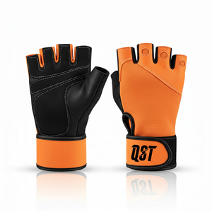 Gants professionnels antidérapants respirants de dynamophilie enveloppement de poignet réglable pour la musculation Gym cuir d'haltérophilie - Product Image 2