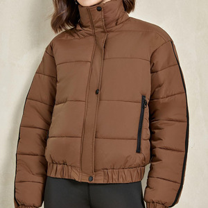 Chaquetas acolchadas sueltas personalizadas OEM, chaquetas de plumón para mujer, Abrigo acolchado grueso de Invierno para mujer, chaqueta acolchada con logotipo personalizado - Product Image 4