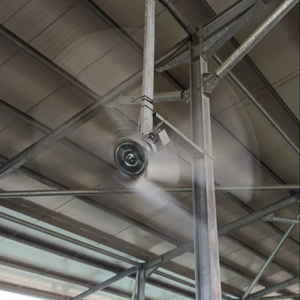 พัดลมติดเพดานสไตล์250 Cowair Hvls Smart Fan สำหรับฟาร์มโรงนาคลังสินค้าและปศุสัตว์ - Product Image 1