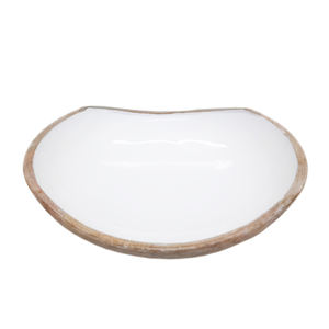 Vajilla tazón de madera de mango Color negro diseño de lujo frutero Para Boda y Decoración de cocina personalizada - Product Image 4