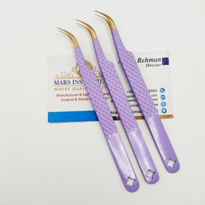 แหนบดัดขนตาแบบโค้ง J ทำจากสแตนเลส แหนบดัดขนตาคุณภาพดีที่สุด แหนบดัดขนตาคุณภาพสูง รับทำโลโก้ตามสั่ง - Product Image 2