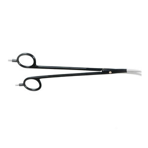 Ciseaux bipolaires à revêtement noir brillant en acier inoxydable allemand pour couper la coagulation Ciseaux bipolaires antiadhésifs de 22 cm - Product Image 4