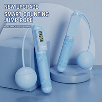 Corde à sauter sans fil pour entraînement cardio, corde à sauter intelligente sans corde avec compteur pour hommes, femmes et enfants, exercice à domicile, vente en gros