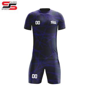 ชุดฟุตบอลสำหรับผู้ชายชุดฟุตบอลชุดเครื่องแบบทีมฟุตบอลชุดฟุตบอลแบบซับลิเมชัน - Product Image 5