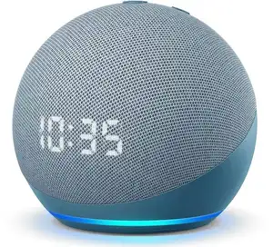 Best Discounted Price Original Echos Dots (4th Gen) Smart speaker with clock and Alexa Twilight Blue