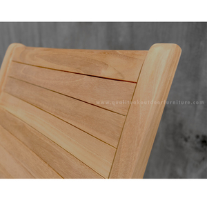 Modern Teak Wooden <b>Folding</b> <b>Chair</b>-Waterproof & Durable for Outdoor Use - Product Image 4