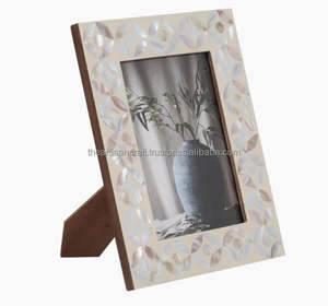 กรอบรูปเทวดาทำจากเรซินทรงสี่เหลี่ยมผืนผ้าสำหรับตกแต่งบ้านกรอบรูปแม่ของไข่มุกงานหัตถกรรมสไตล์ธรรมชาติ - Product Image 1