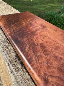 Tabla de cortar de madera rectangular grande con cuchillo para queso de acero inoxidable, bloque de carnicero de superficie lisa para restaurantes y hoteles - Product Image 2