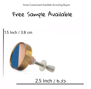 Modern Resin Brass Drawer <b>Door</b> Cabinet Knobs Handmade Bedroom Pull Handle <b>for</b> Kitchen Bathroom Living Room Export Quality - Product Image 3