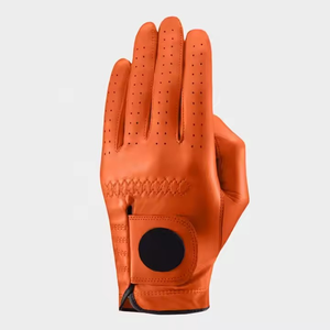 Gants de golf en cuir Cabretta véritable style unique OEM 100% Logo personnalisé Antidérapant Doux Respirant Gants de golf de sport unisexes - Product Image 2