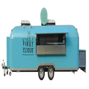 Camión de aperitivos móvil multifunción de acero inoxidable totalmente equipado, helado de comida rápida para remolque de comida remolcable - Product Image 6