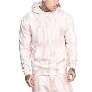 Sweat-shirts d'hiver personnalisés Basics Tie Dye imprimés numériquement, sweat-shirt oversize pour homme avec logo brodé, 100% coton, course à pied 2026 - Product Image 1