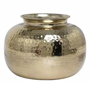 Florero de aluminio de Venta caliente Florero de metal decorativo de mesa moderno Perfecto para la decoración de la oficina en el hogar o la sala de estar - Product Image 3