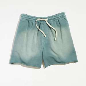 Pantalones cortos deportivos para correr de lana de algodón de rizo francés Vintage para hombre - Product Image 6