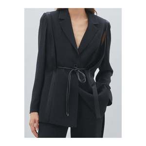 Ceinture à nœud, ceinture pour robe, ceinture pour veste, ceinture pour chemise - Noir - Product Image 2