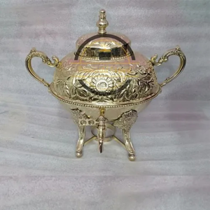 Urna de café de latón Imperial de alta calidad Loubat antiguo y cobre 5 Lt urna Imperial rusa martillo de latón turco Samovar al por mayor - Product Image 2