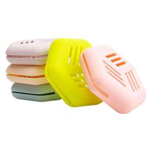Estuche de silicona portátil transpirable y antiincrustante para brochas de maquillaje y polvos, modelo huevo, para almacenamiento de brochas de maquillaje en seco y húmedo, ideal para viajes internacionales. - Product Image 1