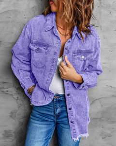 Chaqueta Vaquera de Mezclilla para Mujer, Nueva Moda, Tejido de Algodón Transpirable, Venta Directa de Fábrica, Hecho en Pakistán - Product Image 5