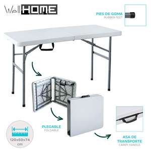 Tavolo Pieghevole Well Home 120x60x74cm, Arredamento da Esterno - Product Image 2