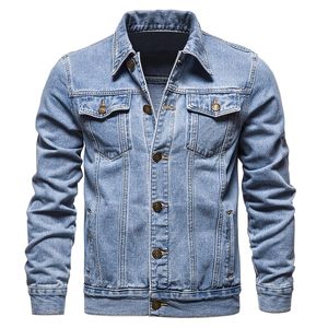High Quality Men <b>Denim</b> <b>Jacket</b> Distressed Streetwear Custom Available 100% Cotton <b>denim</b> <b>jacket</b> for men - Product Image 1