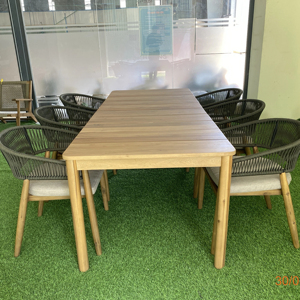 Juego de sillas de mesa para exteriores de madera de teca maciza portátil más vendida Muebles de jardín de diseño moderno Directo de fábrica $9,00-$35,00 - Product Image 1