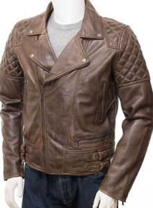 Chaqueta de piel de oveja auténtica con cuello levantado para hombre, ropa de motocicleta transpirable con logotipo frontal de estilo callejero a la moda - Product Image 4