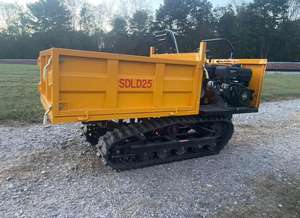 Mini Dumper de Orugas SDL D25 con Certificación CE y EPA, 3 Velocidades con Reversa, Mini Excavadora de Orugas con Volteo Hidráulico, Envío Gratuito - Product Image 5