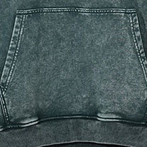 La mayoría de los básicos de moda Hombres Acid Wash Hoodies transpirable 100% algodón mezclado con su logotipo Acid Wash Hoodies como demanda personalizada - Product Image 6