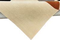 Ensemble de tapis en laine tufté à la main, bouclé, de luxe, écologique, moderne, hautement artisanal, unique, de designer, brodé, vintage, résistant aux taches