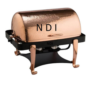 Unique Design Metal Chafing Dish Luxury Wedding Party Catering Serving Hot <b>Food</b> <b>Server</b> Chafing Dish <b>Warmer</b> <b>Buffet</b> - Product Image 2